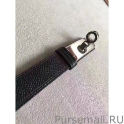 7 Star Hermes Kelly Belt Black Epsom Leather