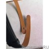 7 Star Hermes Kelly Belt Black Epsom Leather