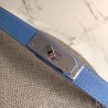 Replica Hermes Kelly Belt Blue Epsom Leather