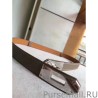 UK Hermes Kelly Belt Taupe Epsom Leather