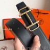 Best Hermes Royal 38MM Reversible Belt Brown Clemence Leather