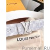 High Quality LV Initiales 40MM Reversible Belt Damier Salt MP300V