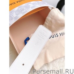 High Quality LV Initiales 40MM Reversible Belt Damier Salt MP300V