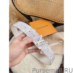 High Quality LV Initiales 40MM Reversible Belt Damier Salt MP300V