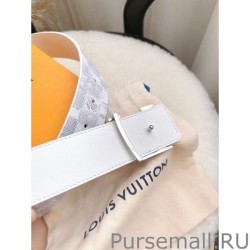 High Quality LV Initiales 40MM Reversible Belt Damier Salt MP300V