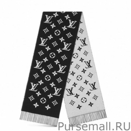 Luxury Black Daily LV Scarf M76701