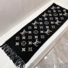 Luxury Black Daily LV Scarf M76701