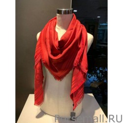 Top Quality Classic Monogram Shine Shawl 140 Red