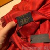 Top Quality Classic Monogram Shine Shawl 140 Red