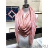 Replicas Classic Monogram Silk Shawl Pink 140