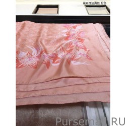 Replicas Classic Monogram Silk Shawl Pink 140