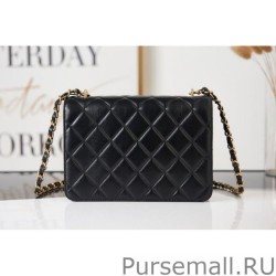 AAA+ Flap Bag AS2841 Black