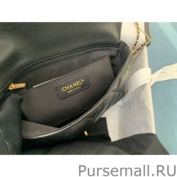 1:1 Mirror Flap Bag With Pearl And Woven Chain CC Logo AS2563 04