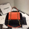 Designer Flap Bag With Top Handle AS1175 Orange