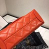 Designer Flap Bag With Top Handle AS1175 Orange