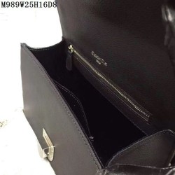 7 Star Dior Diorama Bag Original Caviar Leather M989 Black