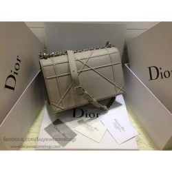 Wholesale Dior Diorama Bag Original Leather CD12L Grey