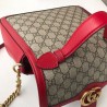 Best Ophidia GG Marmont Small Top Handle Bag 498110 Red