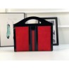 Luxury Ophidia Medium Top Handle Tote Bag 512957 Red