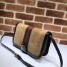 Inspired Ophidia messenger bag brown suede 548304