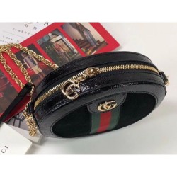 Inspired Ophidia Mini Round Shoulder Bag 550618 Black