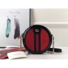Copy Ophidia Mini Round Shoulder Bag 550618 Red