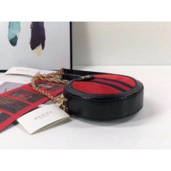 Copy Ophidia Mini Round Shoulder Bag 550618 Red