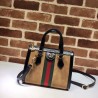 High Ophidia Small GG Tote bag 547551 Brown
