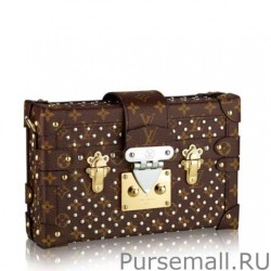 High Quality Petite Malle Studs Monogram Canvas M42527