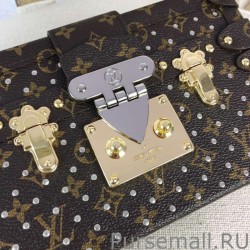 High Quality Petite Malle Studs Monogram Canvas M42527