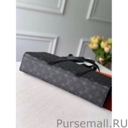 Luxury Sac Plat Horizontal Zippe Bag Monogram Eclipse M45265