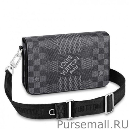 High Quality Studio Messenger Damier Graphite N50013