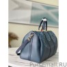 1:1 Mirror Keepall Bandouliere 50 Leather Denim M45975