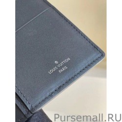 High Brazza Wallet Taurillon Shadow Leather M80042