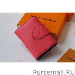 AAA+ Dahlia LV Pont 9 Compact Wallet M69177 Pink