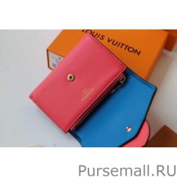 AAA+ Dahlia LV Pont 9 Compact Wallet M69177 Pink