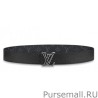 Cheap LV Initiales 40MM Reversible Belt Taiga M0157V