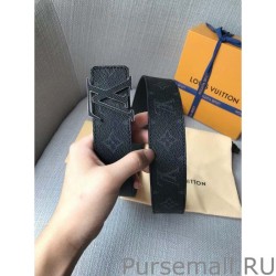 Cheap LV Initiales 40MM Reversible Belt Taiga M0157V