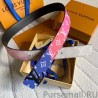 Inspired LV Shape 40MM Reversible Belt Monogram MP313V