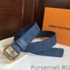 AAA+ Signature 35mm Belt Monogram Denim M0175Q