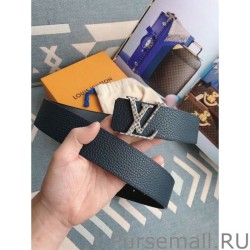 High Silver Damier LV 40MM Reversible Belt M0336V