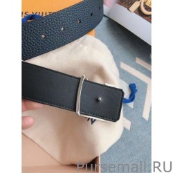 High Silver Damier LV 40MM Reversible Belt M0336V