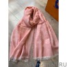 Perfect Daily Monogram Stole Shawl M71386 90 x 200 Pink