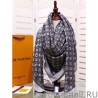 Fashion Denim Monogram Shawl 140 M71378 Black