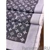 Fashion Denim Monogram Shawl 140 M71378 Black