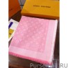 Wholesale Denim Monogram Shawl 140 M72046 Pink