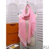 Wholesale Denim Monogram Shawl 140 M72046 Pink