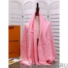 Wholesale Denim Monogram Shawl 140 M72046 Pink