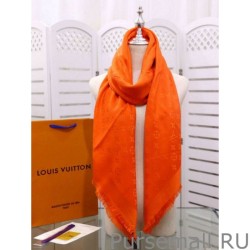 7 Star Denim Monogram Shawl 140 Orange