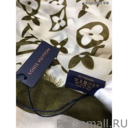 Wholesale Edge Pattern Monogram Cashmere Schawl Beige